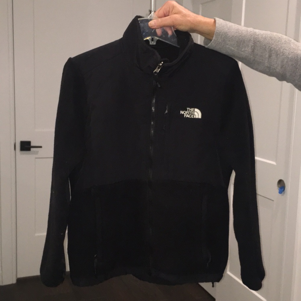 The North Face Black fleece size medium